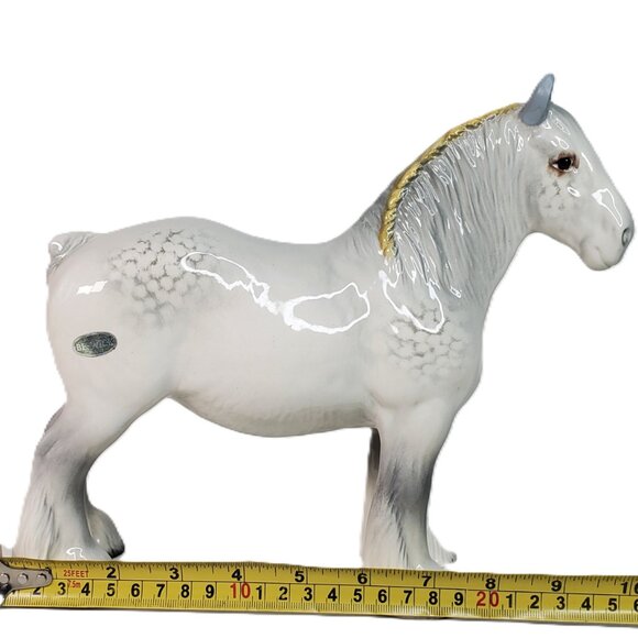 Beswick Shire Horse Figurine – Gloss Finish, 8.5” - Picture 9 of 13